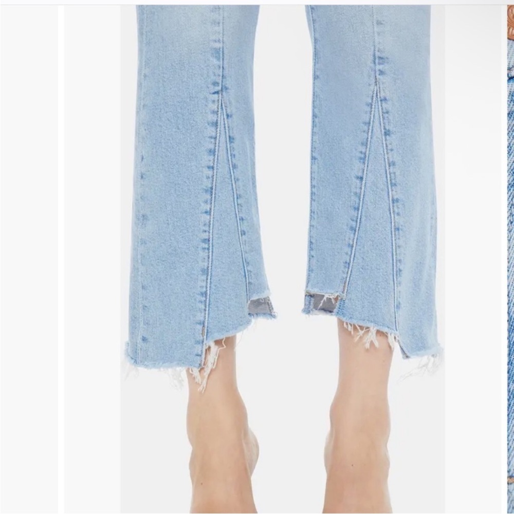 MOTHER Light Blue Flare Jeans - Picture 8 of 16